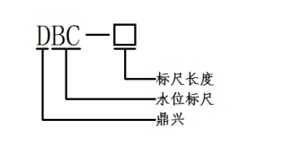 水位標(biāo)尺型號編制 水位標(biāo)尺型號編制